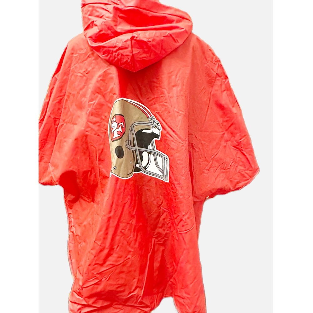 Vintage San Fransisco 49ers poncho circle 1973